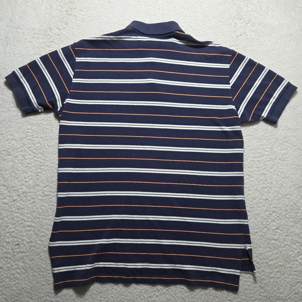 Vintage Polo Ralph Lauren Polo Shirt Mens Large Striped Short Sleeve Preppy